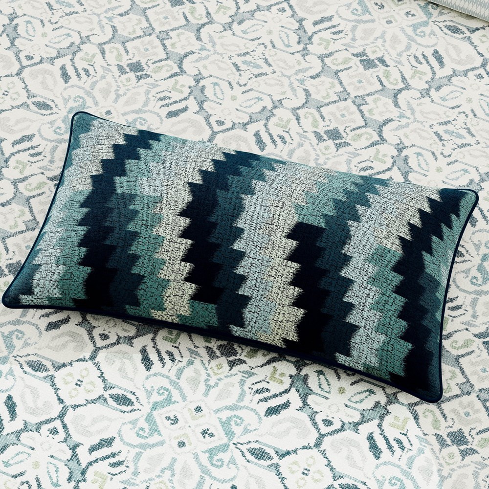 Hallie Cushion by Bedeck of Belfast in Celadon Blue